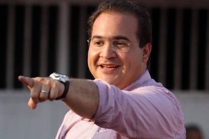 Javier Duarte, durante la campa&ntilde;a a gobernador. 