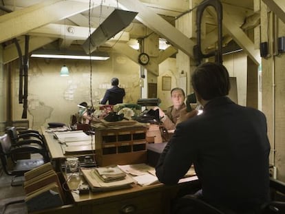 Interior del refugio de Churchill War Rooms.