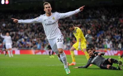 Jesé celebra el tanto del triunfo