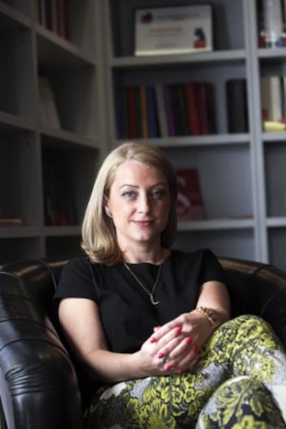 La escritora británica Christie Watson, en Madrid.