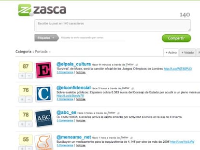 Captura de la nueva web Zasca.com.