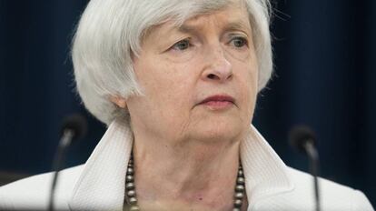 La presidenta de la Reserva Federal, Janet Yellen