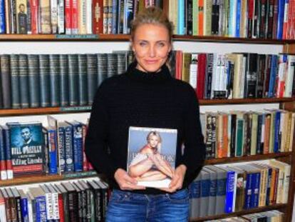 Cameron Diaz, con su libro.