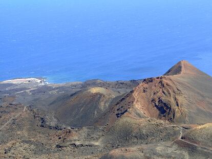 El volcán de Teneguía, en una zona al sur de La Palma.