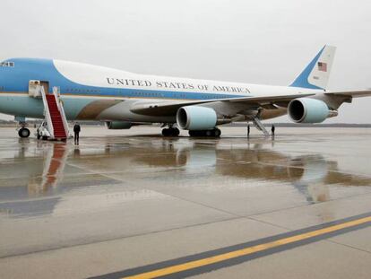 El avi&oacute;n presidencial Air Force One. 