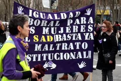 Manifestación del 8M en Madrid con motivo del Día de la Mujer en 2023.