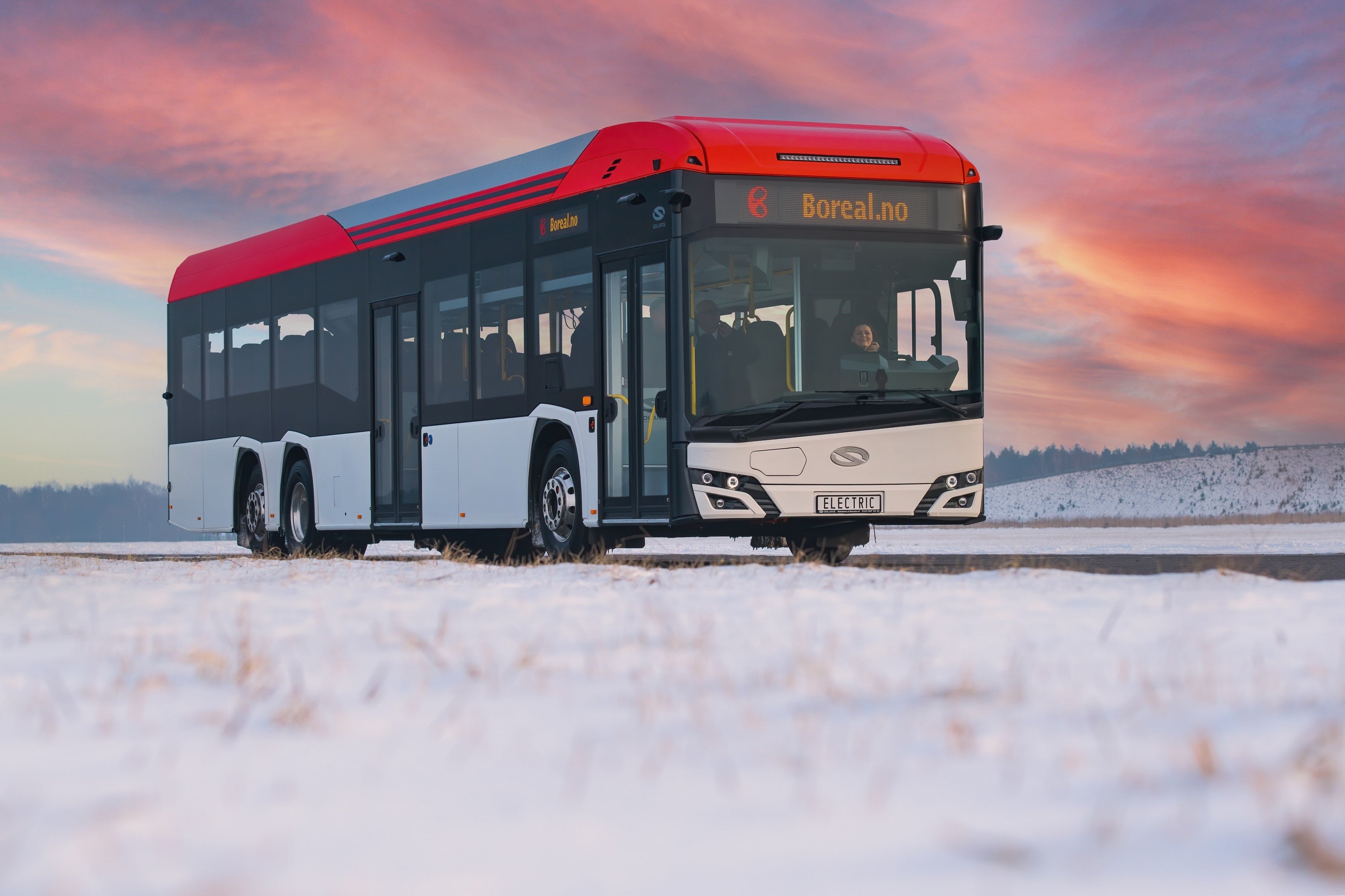 Autobus eléctrico fabricado por Solaris para Escandinavia.
