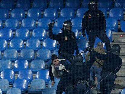 Disturbios de radicales del Atlético de Madrid