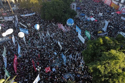 Massive protest against the cuts to the public university in Argentina: “It is our future as a society, as a people”