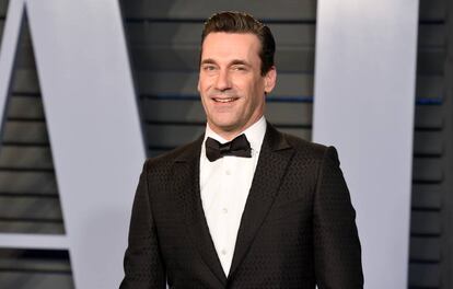 Jon Hamm en la fiesta de los Oscar de Vanity Fair el pasado mes de febrero.