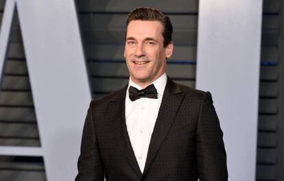 Jon Hamm en la fiesta de los Oscar de Vanity Fair el pasado mes de febrero. 