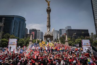 La senadora Gálvez, que prácticamente ha salido de la nada y en un corto espacio de tiempo ha desbancado en la contienda interna a destacados nombres de los partidos tradicionales.