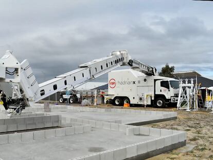 Un robot australiano construye la estructura de una casa en tres días y medio