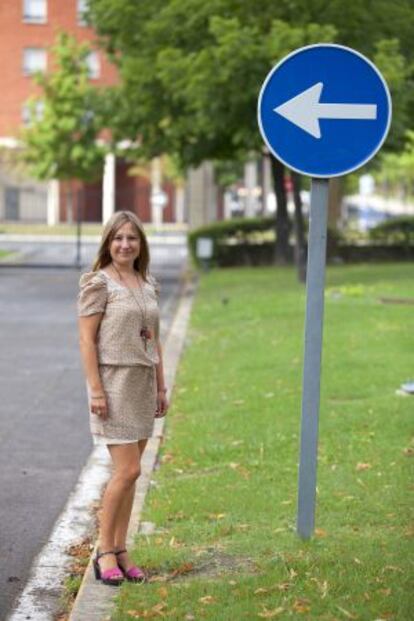 Amparo López, directora de Tráfico del Gobierno vasco.