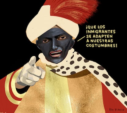 Viñeta de Riki Blanco del 10 de julio de 2025.