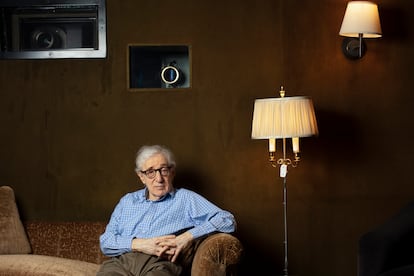 Woody Allen, en el estudio de su casa en Manhattan, Nueva York, el 31 de agosto.