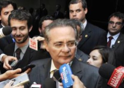 O presidente do Senado, Renan Calheiros.