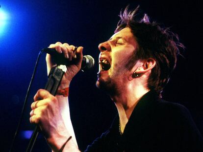 Shane MacGowan, en el festival de Montreux en 1995.