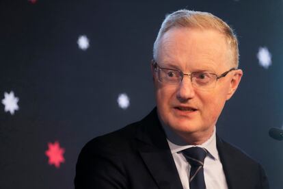 Governor of the Reserve Bank of Australia Philip Lowe speaks in Sydney, Australia, on Sept. 8, 2022.