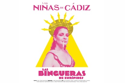 Cartel promocional de la obra 'Las bingueras de Eurípides'
