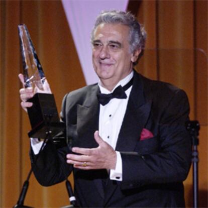 Plácido Domingo recibe el jueves en Los Ángeles el premio a toda su carrera.
/