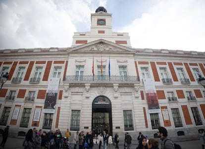La sede de la Comunidad de Madrid, en la Puerta del Sol, a 27 de febrero de 2025, en Madrid (España). 