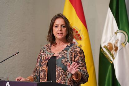 La consejera andaluza de Salud, Catalina García.
07/12/2023