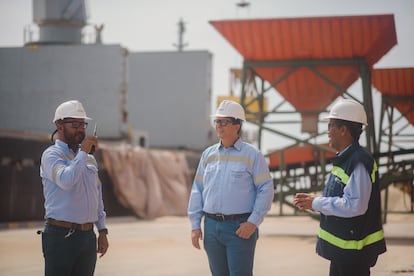 empresa petroquímica Monómeros, con sede en Barranquilla (Colombia).