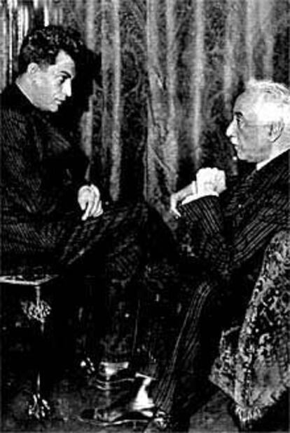 Manuel Chaves Nogales con Niceto Alcalá Zamora, en 1931.