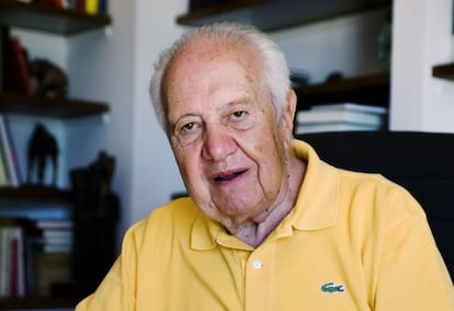 El expresidente de Portugal Mario Soares.