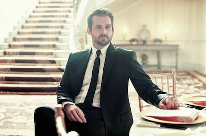 Tomaso Trussardi, con la elegancia que le caracteriza posando para ICON.