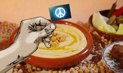 El hummus sea con vosotros. / MAKE HUMMUS NOT WAR