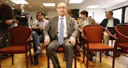 El ministro de Hacienda, Cristóbal Montoro.