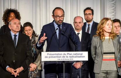 El primer ministro franc&eacute;s, &Eacute;douard Philippe presenta su plan contra la radicalizaci&oacute;n