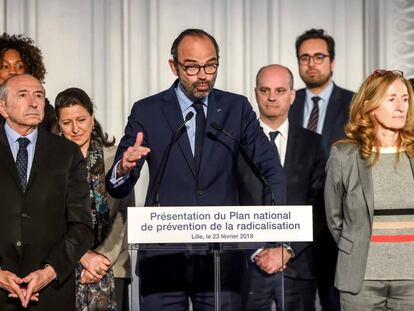 El primer ministro franc&eacute;s, &Eacute;douard Philippe presenta su plan contra la radicalizaci&oacute;n