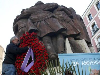 Homenaje, en el 35º aniversario, a los abogados laboralistas asesinados en Atocha en 1977.