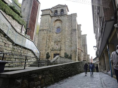 Iglesia de San Juan Bautista, en Pasai Donibane.