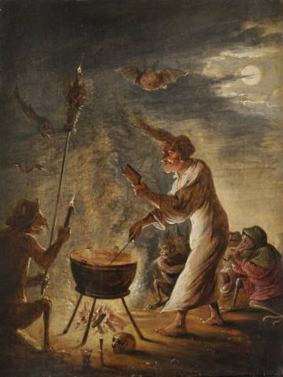 'La cocina de las brujas' (1635), de David Teniers el Joven. 