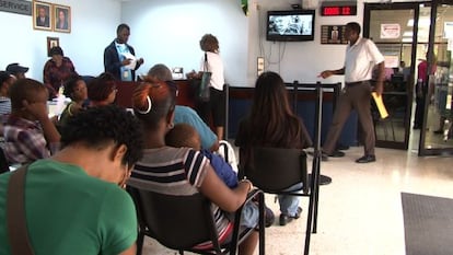 Una oficina pública en Jamaica