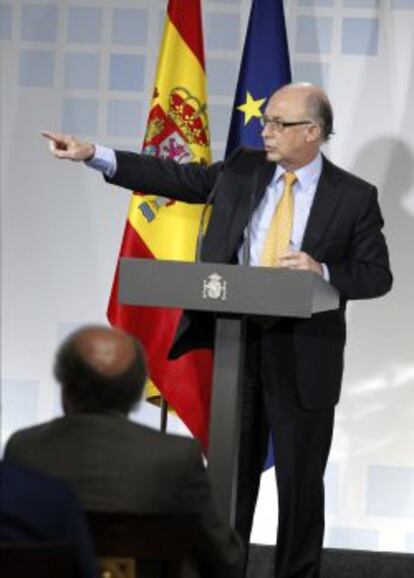 El ministro de Hacienda y Administraciones P&uacute;blicas, Crist&oacute;bal Montoro.