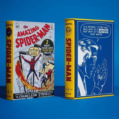 
 'Spider-Man' es el primer título de la serie de 15 volúmenes que la editorial Taschen dedicará a su nuevo proyecto 'La Biblioteca de Cómics', una serie que incluye las ediciones más históricas de los cómics de los años 60 y posteriores.