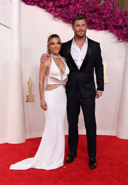 Elsa Pataky acudió a la ceremonia junto a su marido, el actor australiano Chris Hemsworth.