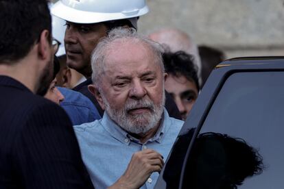 El presidente Lula visita este jueves las obras de reconstrucción del Museo Nacional, en Río de Janeiro.