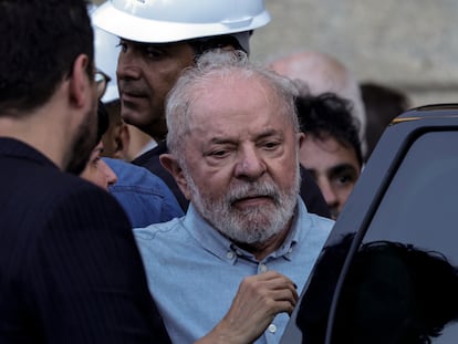 El presidente Lula visita este jueves las obras de reconstrucción del Museo Nacional, en Río de Janeiro.