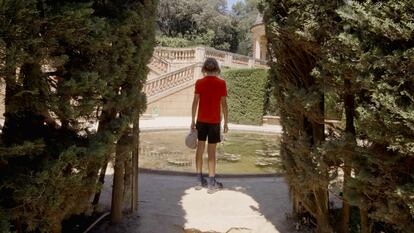 Fotograma de 'Laberint Sequences', el cortometraje del cineasta canadiense Blake Williams rodado en el Laberint d’Horta en Barcelona.