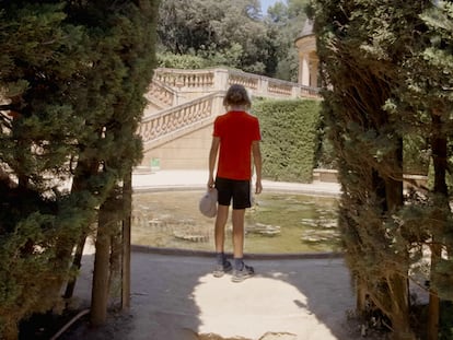 Fotograma de 'Laberint Sequences', el cortometraje del cineasta canadiense Blake Williams rodado en el Laberint d’Horta en Barcelona.