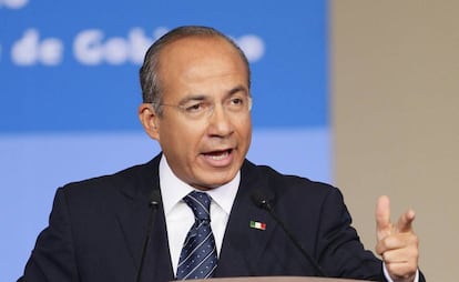 El expresidente mexicano Felipe Calderón. 