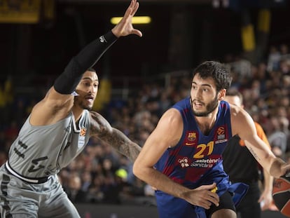 Alex Abrines ante el ASVEL.