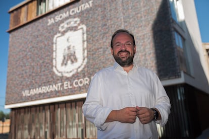 Xavier Jorge, alcalde de Vilamarxant, Valencia.