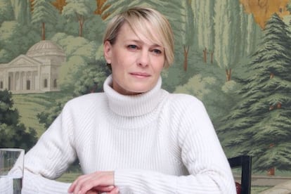 Robin Wright, en una rueda de prensa el pasado mes de enero.